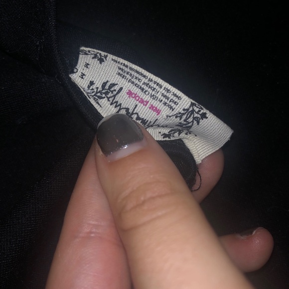 Free People Women's Black Tie Shoulder Bodysuit - Picture 5 of 5